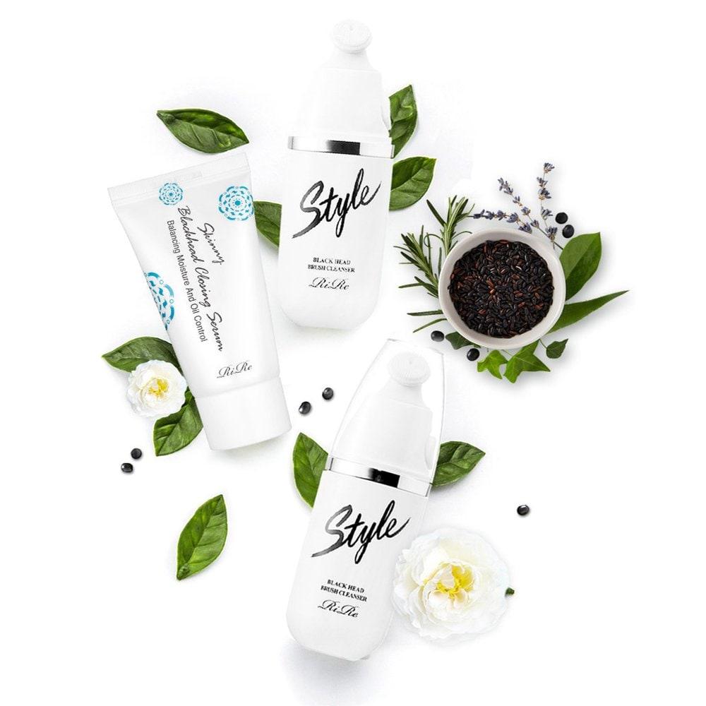 [SET] RIRE Style Blackhead Pore Brush Cleanser 20ml + Closing Pore Serum 40ml