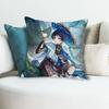 Game GGenshin Impact Wanderer Pillow Cases for Bedroom Living Room Sofa Home Decor Polyester Cushion Cover with Zipper