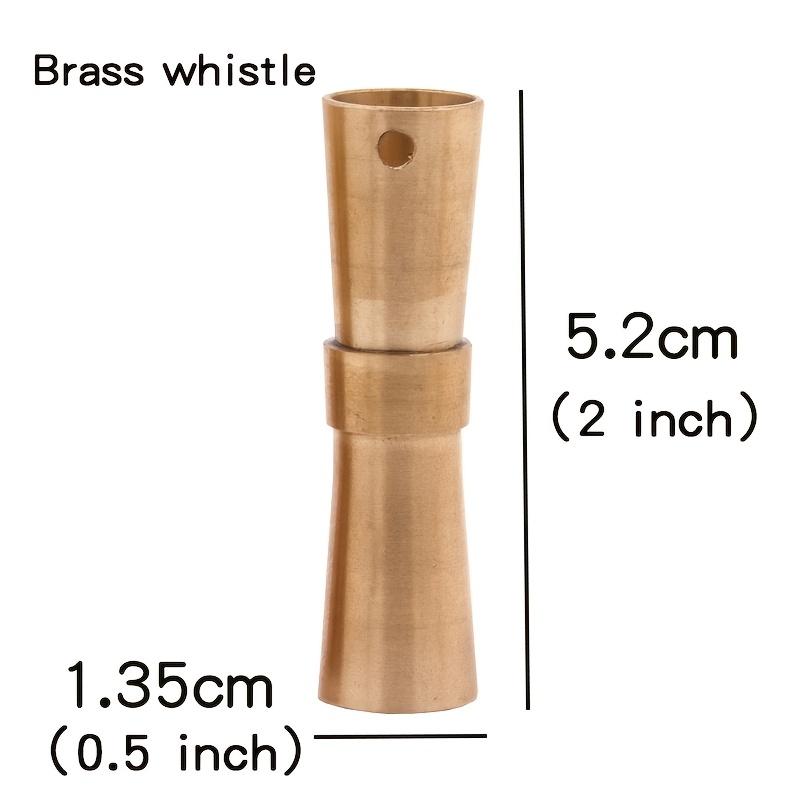 

1 Authentic Brass Hunting Whistle—capable of Imitating The Calls of Sika Deer and Elk—a Durable Outdoor Survival Tool, Ideal for Hunters Deer Calling Whistle