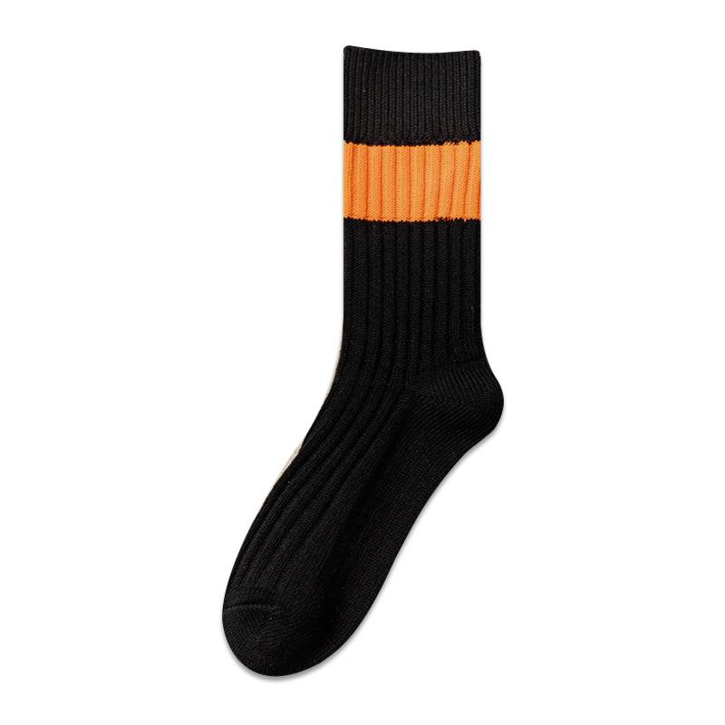 Chaussettes Longues Hommes Tendance Chaussettes Coton Printemps Désodorisantes Absorbantes Sueur Sport Yu Wenle Avec le Même Tube Long Blanc Hommes