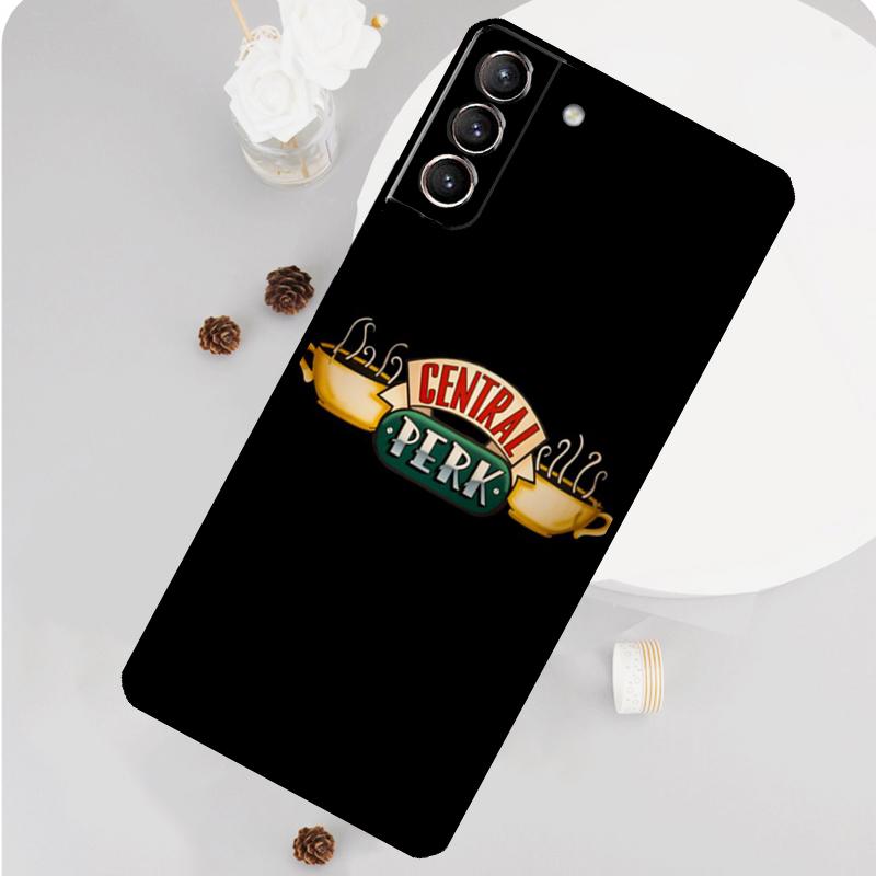 Central Perk Friends TV Show Phone Case For Samsung Galaxy S23 Ultra S21 S20 FE S9 S10 Plus Note 10 20 S22 Ultra Funda