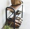 Tower Black Bench Shoe Rack Easy to Stand Up On Entryway Bench Shoe Rack with Handle Stylish Entryway Storage Shoe Cabinet - - - Slim, Simple, - -