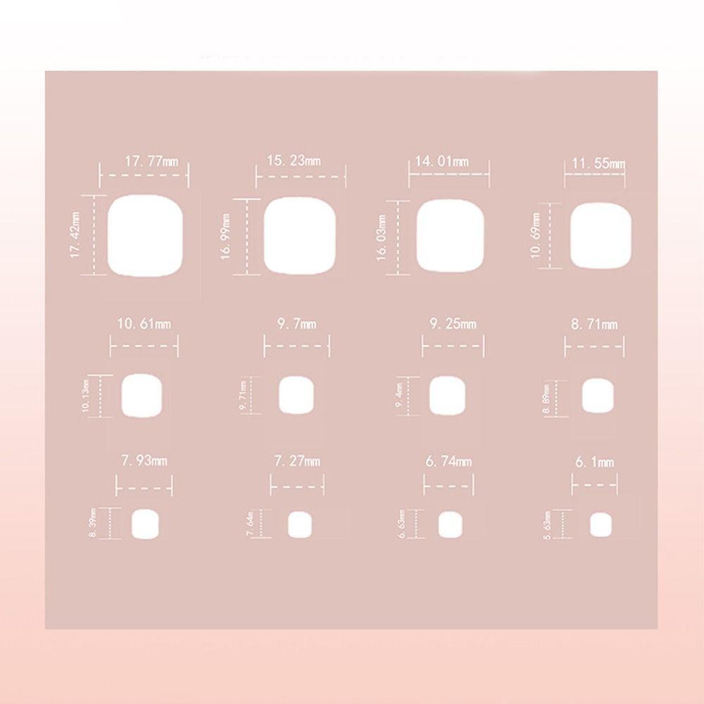 24pcs Short Square Toe Nails 3D Rose Red Flowers Foot Nails Fashion Fake Toenails  for Women Girl