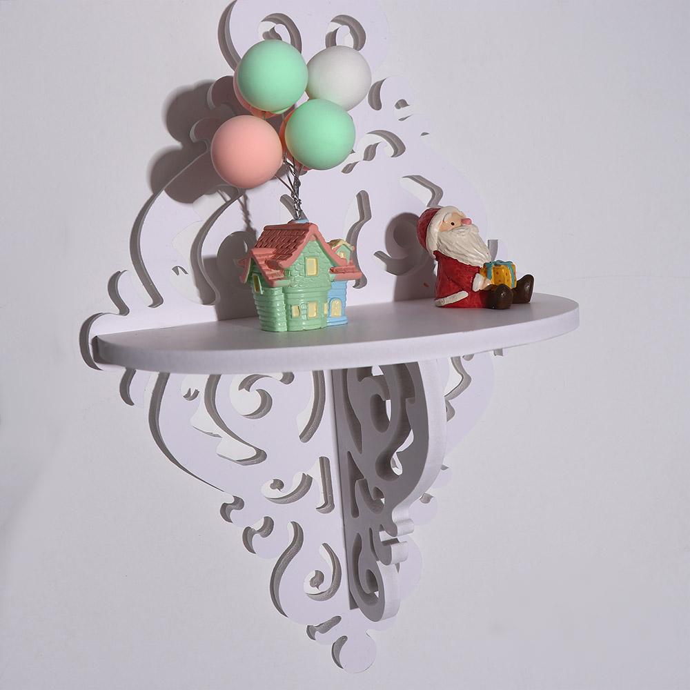 Room Decor Sharp Point Wall-mounted Floating Wall Shelf Flower Pot Rack Display Rack Storage Board