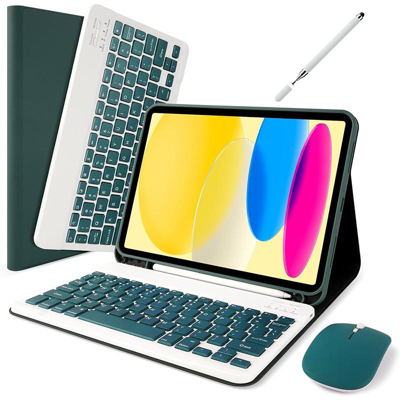 Compatible 10th Gen iPad A16 10.9" Magnetic Detachable Bluetooth Keyboard Case