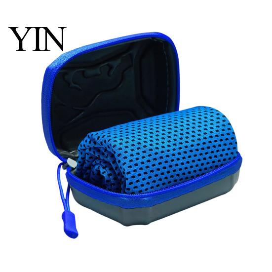 Moisture-wicking Sports Towel 1/5Pcs Cooling with Carrying Case, Quick Dry Absorbent Ice for Neck & Face, Breathable Chilly Sports, Gym, Yoga, Running
