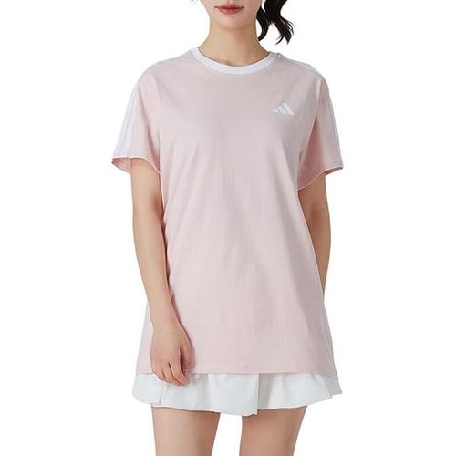 Adidas BOYFRIEND Regular T Shirt Women's Light Pink/White JY7614