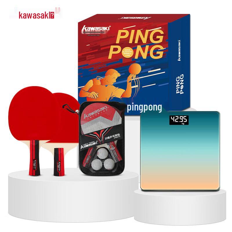 

Kawasaki Table Tennis Racket & Body Fat Scale Combo