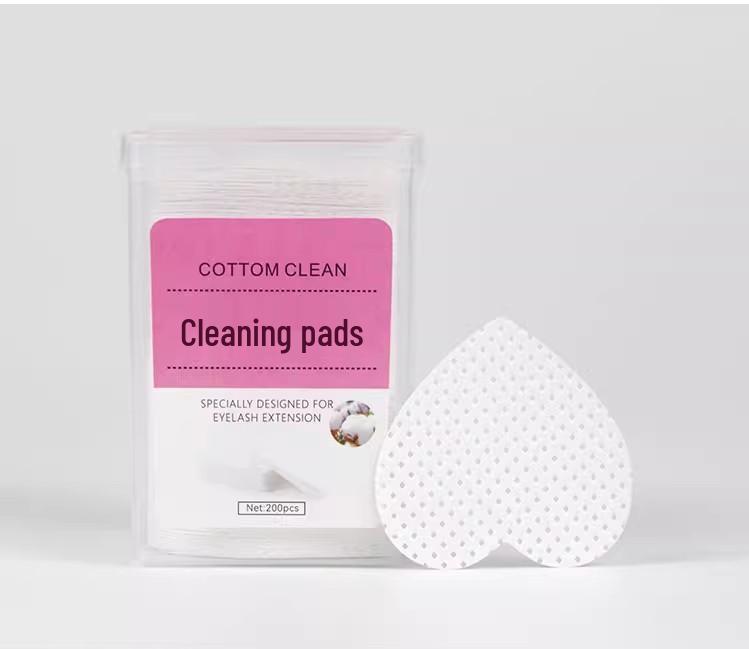 Lint-Free Eyelash Glue & Nail Polish Remover Pads - Anti-Clogging Wipes for Nail Art Tools