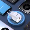 GaN 33W PPS USBC USBA Wall Charger White