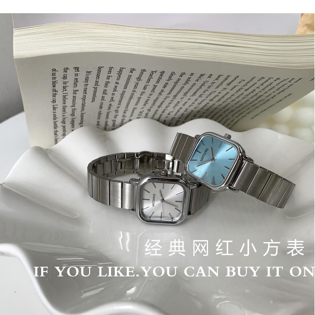 Watch Niche Simple Fashion Square Versatile Retro Temperament Retro Watch Women'S Watch