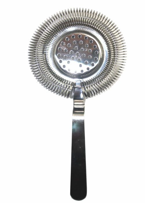 Set accessoire cuisine Cocktail Passoire Inox pour Verre a Melange et Shaker Argent (4 Couleurs Disponibles)