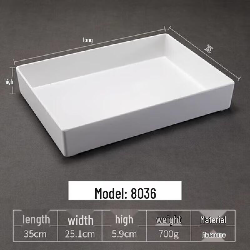 Commercial Melamine Deli Display Plate