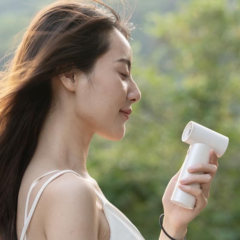 2025 New High Speed Turbo Handheld Fan Roller 100 Speed Endless Speed Control 80000 RPM Large Wind Fan  Mini Fan