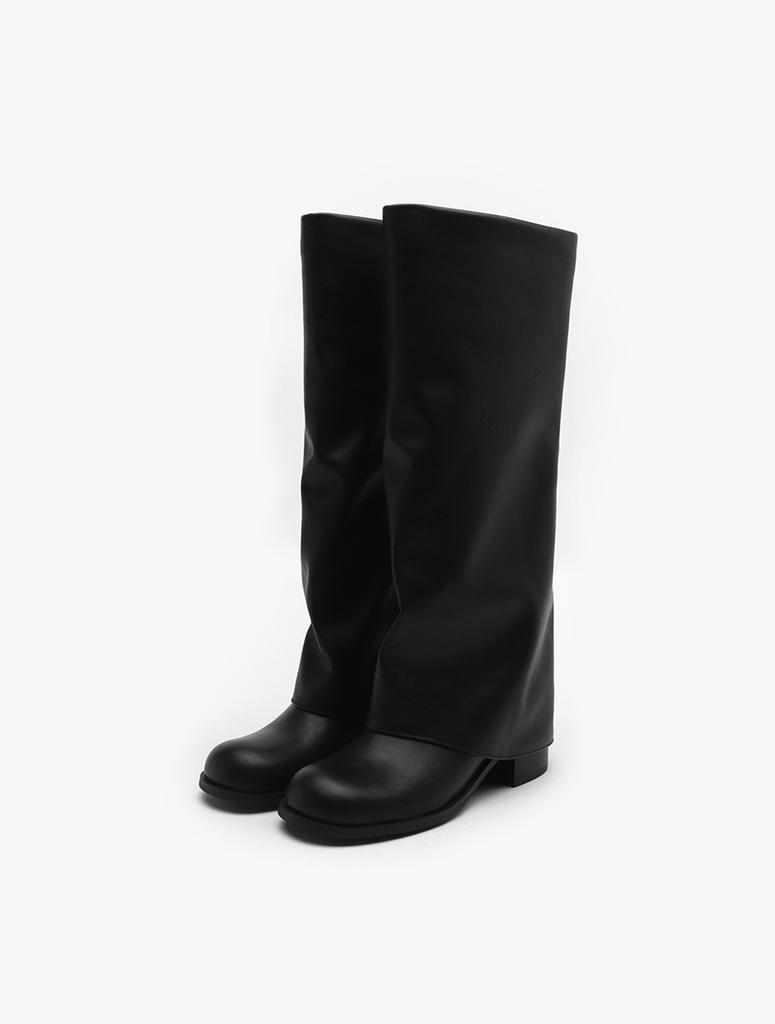 Sappun Bellian Round Folding Long Boots (5Cm)