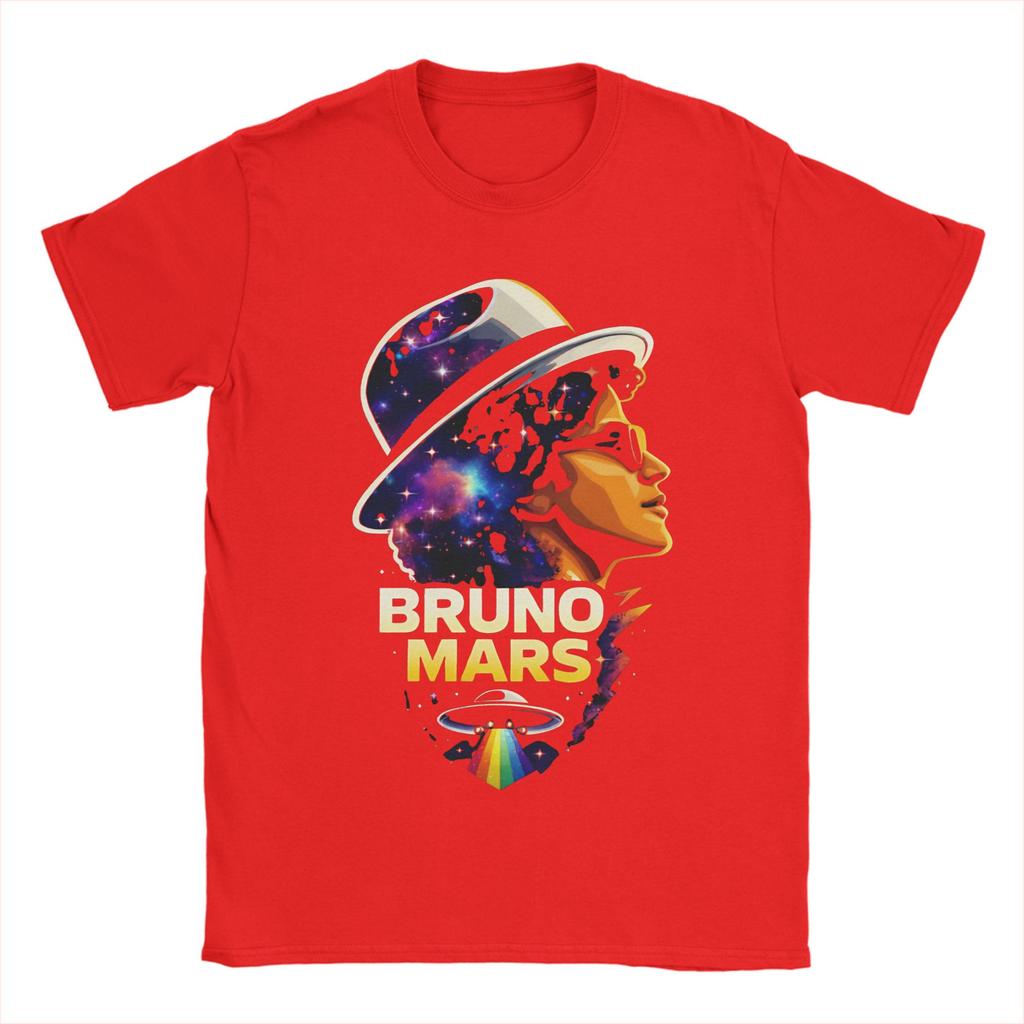 Bruno Mars Rapper T Shirts for Unisex Cotton Funny TShirts O Neck  Tees Short Sleeve Clothes Gift Idea