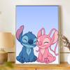 Disney Diamond Painting 5D DIY Stitch Angel Diamond Painting Art Diamond Painting Kit Adult/Beginner Gift Idea Home Decor
