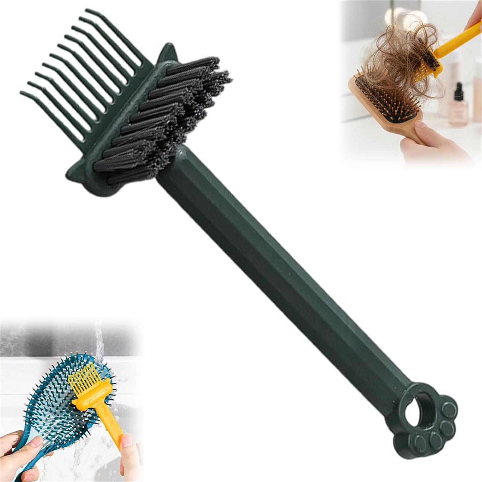 

2 In 1 Hair Brush Cleaning Tool, Comb Cleaning Brush, Portable Brush Cleaner For Travel, Hairbrush Cleaning Tool For Hair Salons One Size Темно-синій
