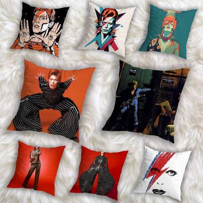Personnalité D-David Bowies Housse de coussin Housse de coussin Salon Housse de coussin de canapé Convient pour la décoration de la maison Chambre à coucher Pièce