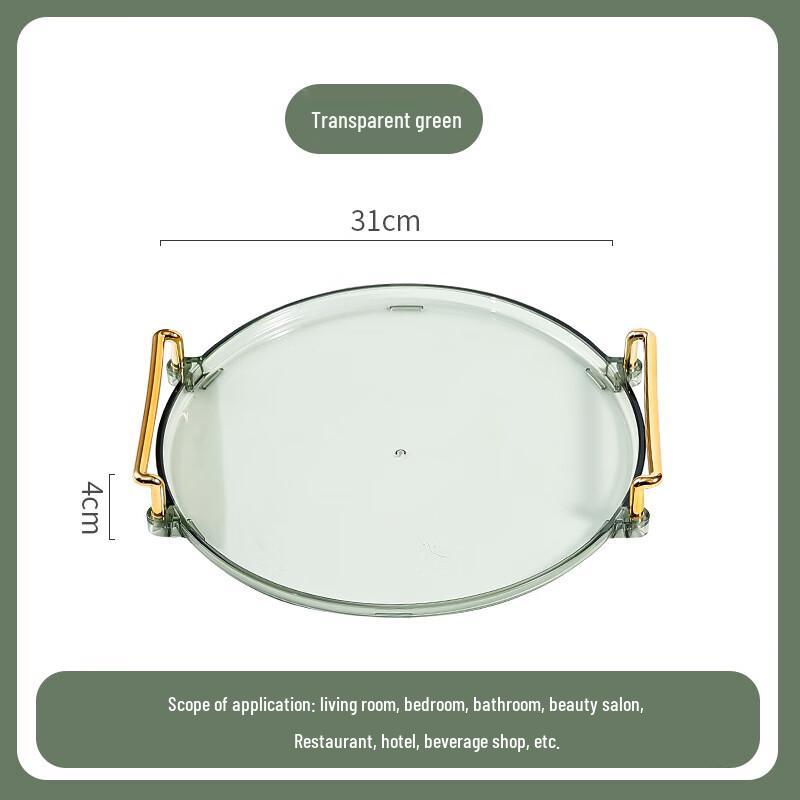 

Ru Han Translucent Green Fruit Plate Set