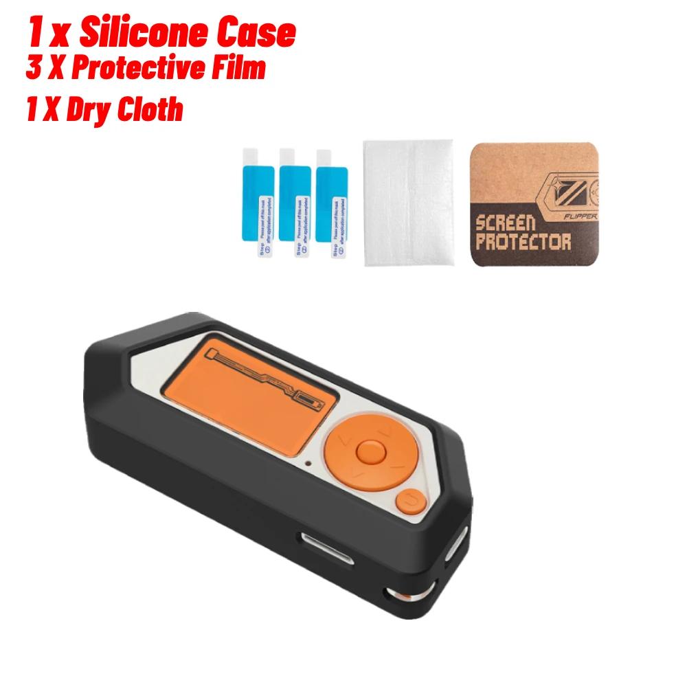 Silicone Case Anti-Drop Shockproof Protective Case Anti Scratch Anti-slip Case Portable for Flipper Zero Game Accessories