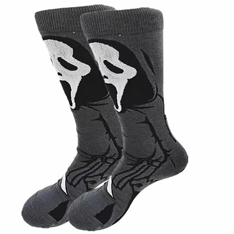 Șosete înalte amuzante, creative, de personalitate pentru bărbați, de primăvară și toamnă, pentru skateboarding