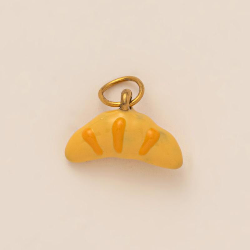 Diy Enamel Stainless Steel Pendant Colorful Fruit Banana Watermelon Orange Avocado Pendant Handmade Jewelry Accessories