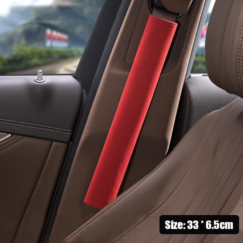 Car Seat Belt Cover Suede Safety Belt Shoulder Cover Protection Pad For Tesla Model 3 Model S Model Y Universal Accessories
