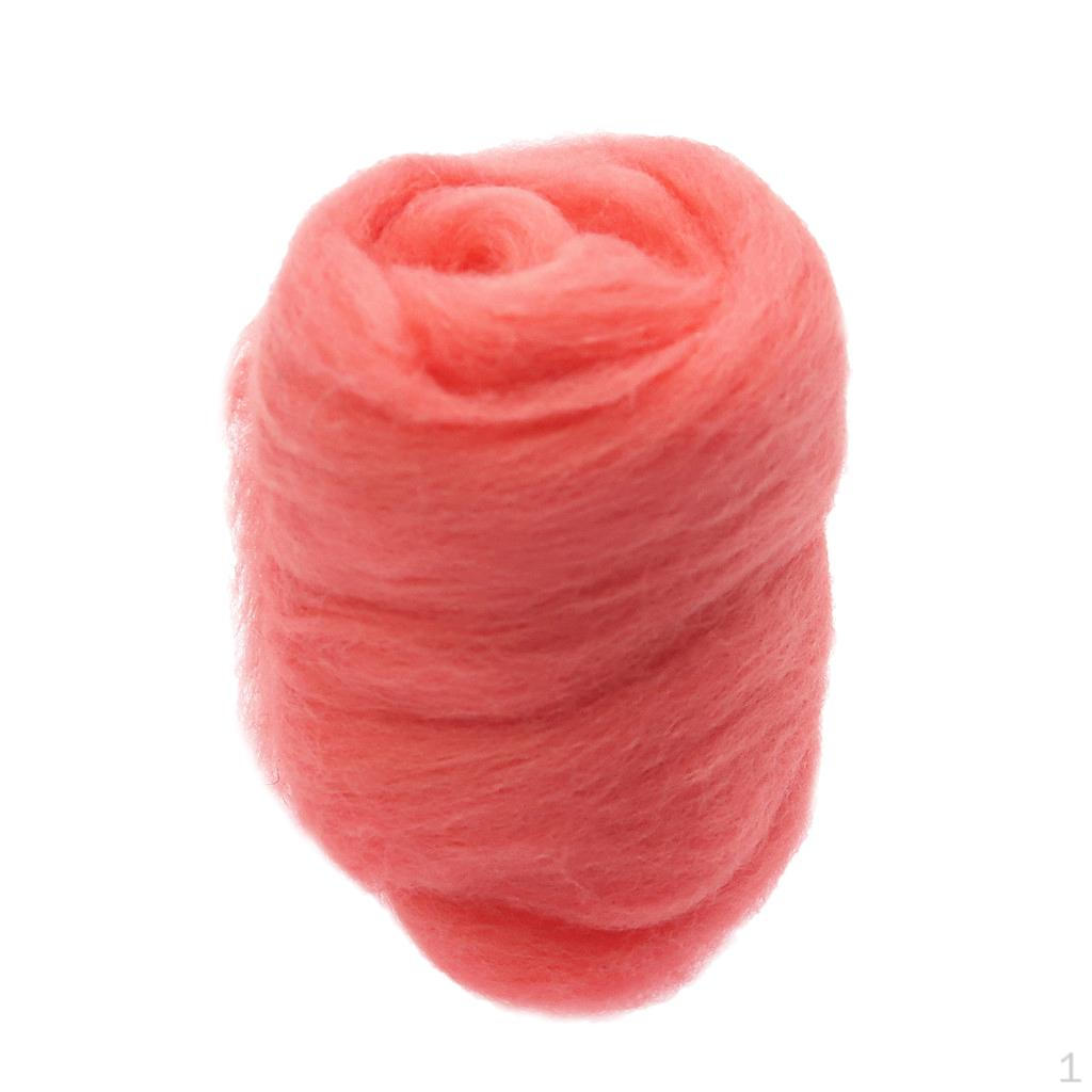 Felting Wool Materials Soft and Fre Yarn Roving for Art Work