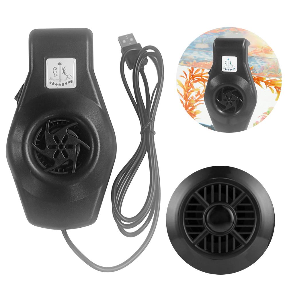 Aquarium Cooling Fan with Speed Controller Mini Aquarium Chiller Quiet Aquarium Cooler Suitable for Freshwater Saltwater Tanks