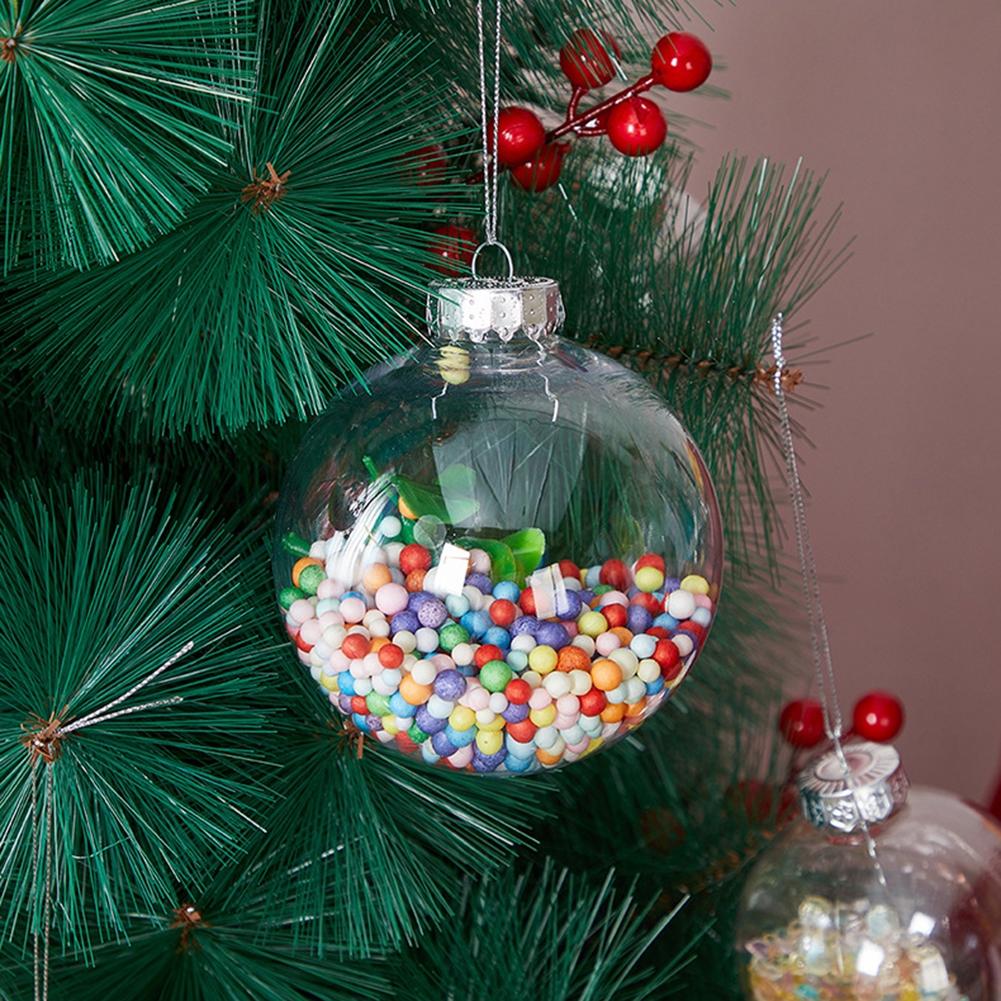 Clear Acrylic Balls for Christmas Tree Wedding Party Decorative Use