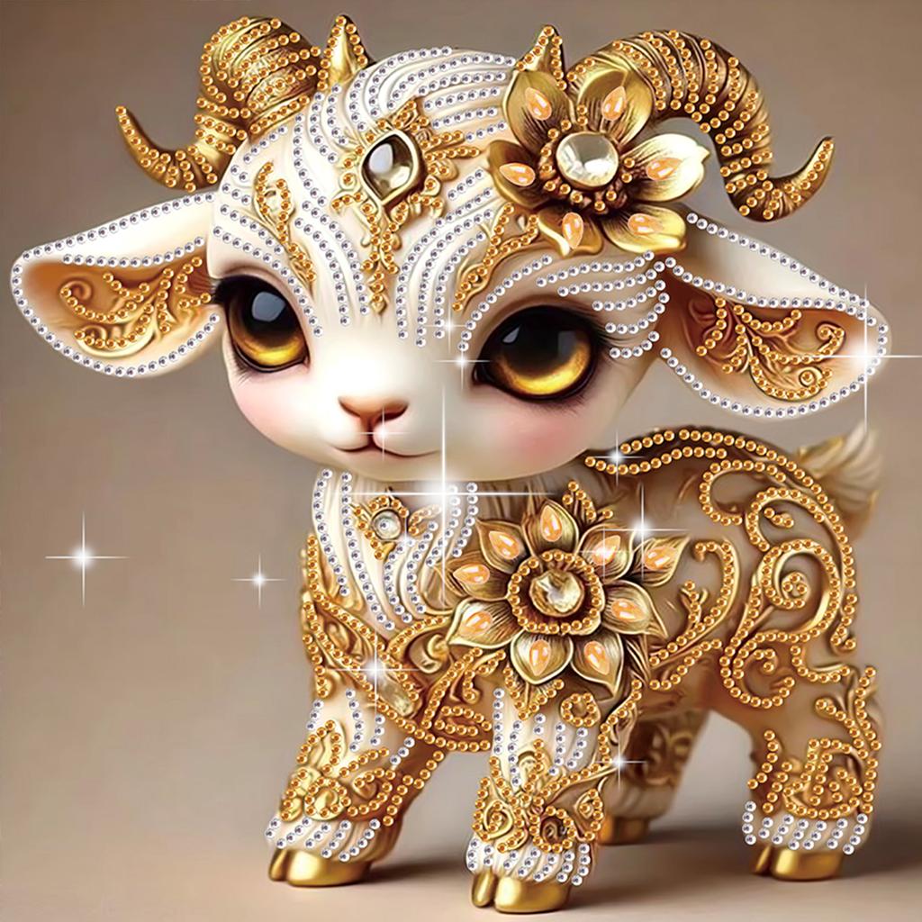 Animal Special Shaped 5D DIY Partial Drill Diamond Art Kit for Adults Beginners Home Decor Diamonds Dots Gem Art Kits 30x30cm