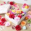 25Pcs Mix Artificial Flowers Heads Silk Fake Flower for Home Decor Garden Wedding Decoration DIY Craft Garland Gift Accessories
