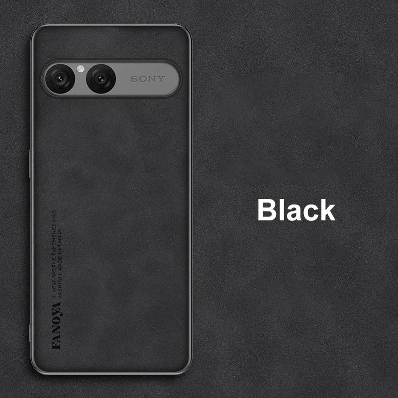

For Sony Xperia 10 VII 10VII Case Luxury PU Leather Phone Case for Sony Xperia10 VII Back Cover Silicone Shockproof Protection For Xperia 10 VII чорний