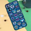 Owl Pattern Funda For Samsung Galaxy A35 A55 A15 A25 A53 A33 A13 A52 A32 A12 A51 A71 A14 A34 A54 Case