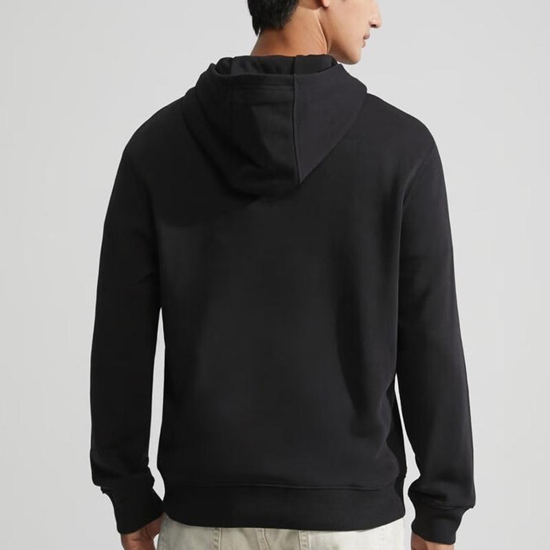 Calvin Klein Letter Print Casual Hoodie Men hoodies Black J315035-BAE