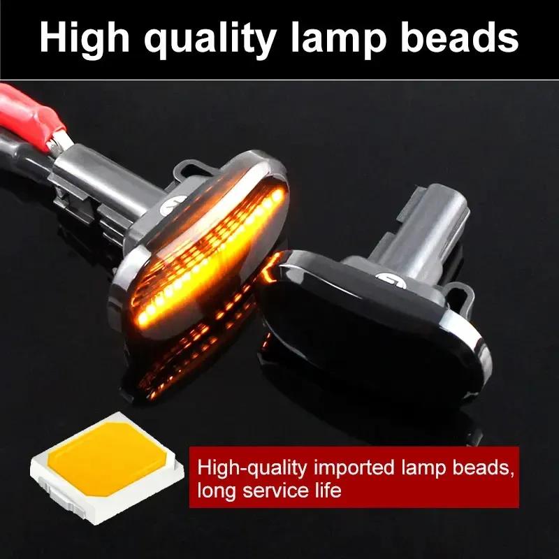 2PCS Led Dynamic Side Marker Turn Signal Indicator Repeater Light For SUZUKI JIMNY JB64W JB74 JB23 JB64 1999-