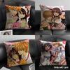 Japanese Anime M-Maid Sama Cushion Cover Natural Linen Organic Fabric Double-Sided Printing Sofa Home Decor Gift Pillow Case