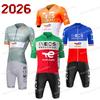 Team Wielerjersey Set Zomer Fietskleding Racefiets Shirts Pak Fiets Bibshort MTB Kleding Maillot