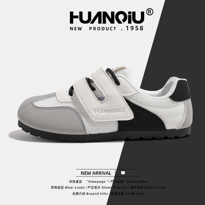 Global mesh versatile little white shoes women's KMXFX8093 summer new breathable niche student moral training shoes women