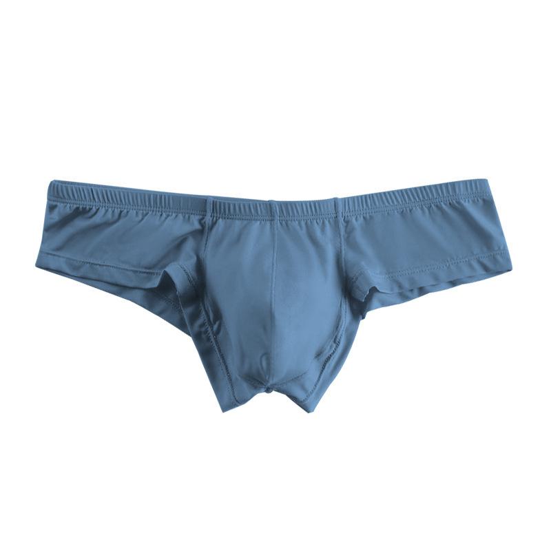 Men Erotic Clothing Modal Men's Triangle Pants Solid Color Bikini Low Waist Hip Clip Non Marking Underwear Sports Comfort Breathable Pants Underwear