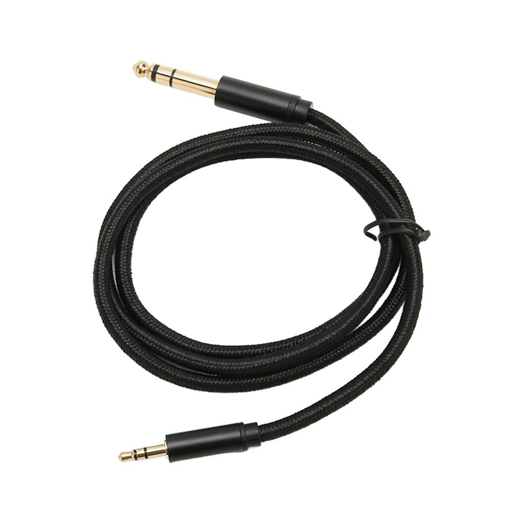 3.5mm to 6.35mm Stereo Cable 3.5mm to 1Celsius4 Inch Adapter 1Celsius8 Inch to 1Celsius4 Inch Male Cable with Gold Connectors for Amplifier Guitar