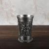Egypt Myth Retro Metal Cup Bronze 3D Relief Liquor Spirits Small Goblet Household Small Size Personality Cocktail Cup