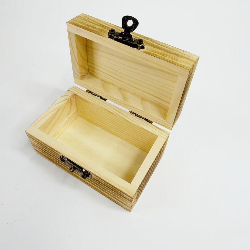 New Year Painted Wooden Gift & Jewelry Storage Box