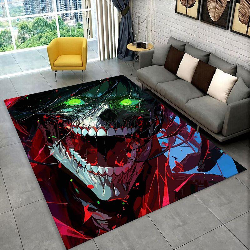Attack on Titan Cartoon Anime Carpet Rug for Playroom Bedroom Living Room Sofa Home Decor,kid Game Area Rug Non-slip Floor Mat