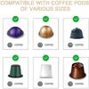 Punch-free Design Coffee Pod Keepers Strip Plastic Cabinet Capsule Rack  Kitchen Organization