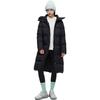 Fila Fusion Uniform Sports Lifestyle Collection 2023 Winter Fashion Warm Windproof Long Hooded Down Jacket Women outerwear Black T11W345904FBK