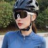 European and American Outdoor Sports Cycling Silver Glasses, Mountaineering Night Riding Sunglasses, Integrated Protective Windproof Goggles,
