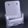 Plastic Brochure Holder Clear Flyer Display Stand Multifunction Filing Magazine Rack  Locker