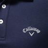 Callaway Autumn New Embroidery Women's Long Sleeved Polo Shirt, Solid Color Women's Top with Lapel, Versatile Polo Shirt for Women's
